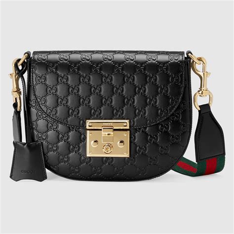 gucci handbag model 115758|Gucci Signature Leather Crossbody Bag .